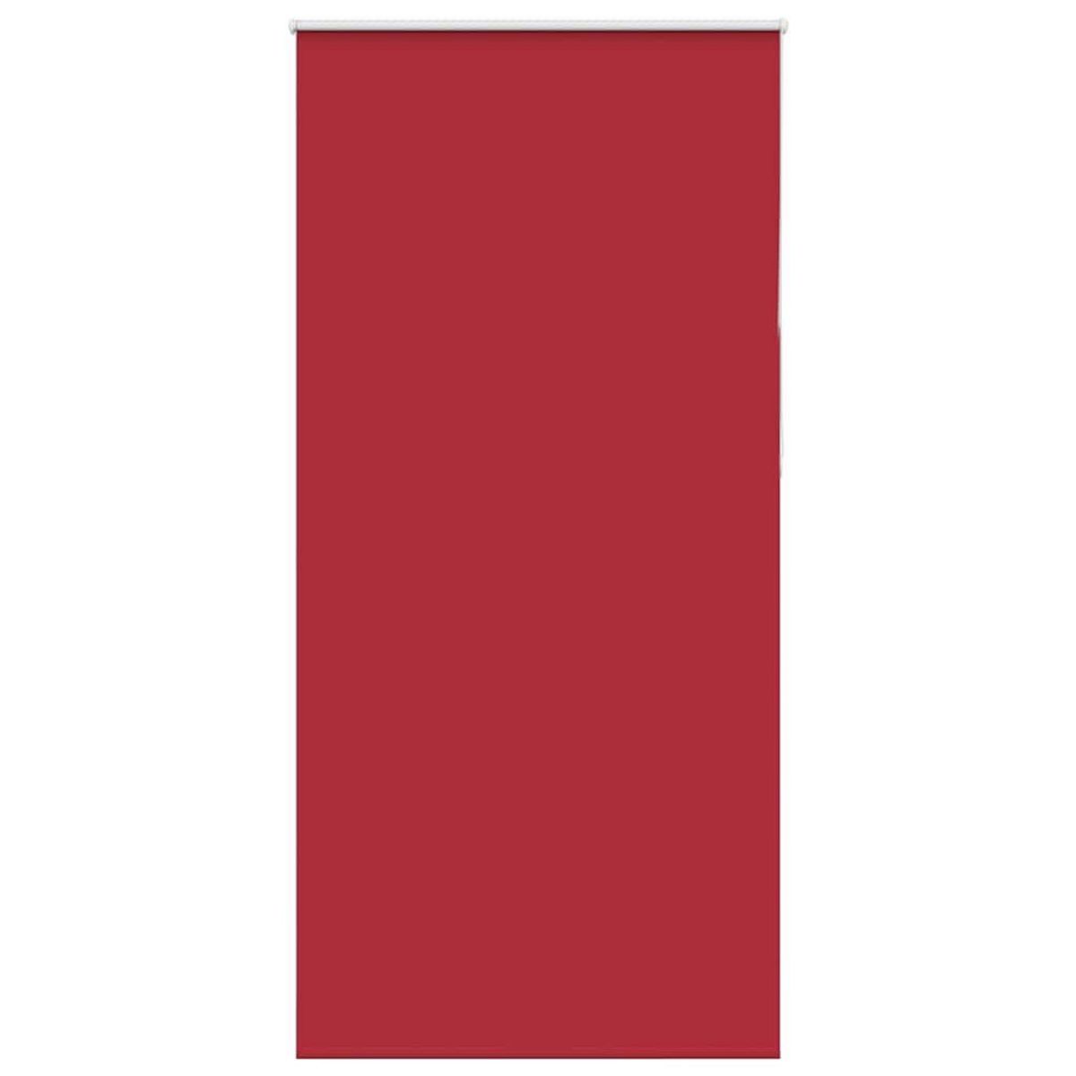VIDAXL Store enrouleur occultant rouge largeur du tissu 85,7 cm