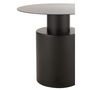 Voir la diapositive 2 : Paris Prix Table d'Appoint en Métal  Gregorio  55cm Noir