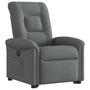 Voir la diapositive 4 : VIDAXL Fauteuil inclinable electrique gris fonce tissu