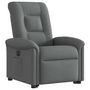 Voir la diapositive 4 : VIDAXL Fauteuil inclinable electrique gris fonce tissu