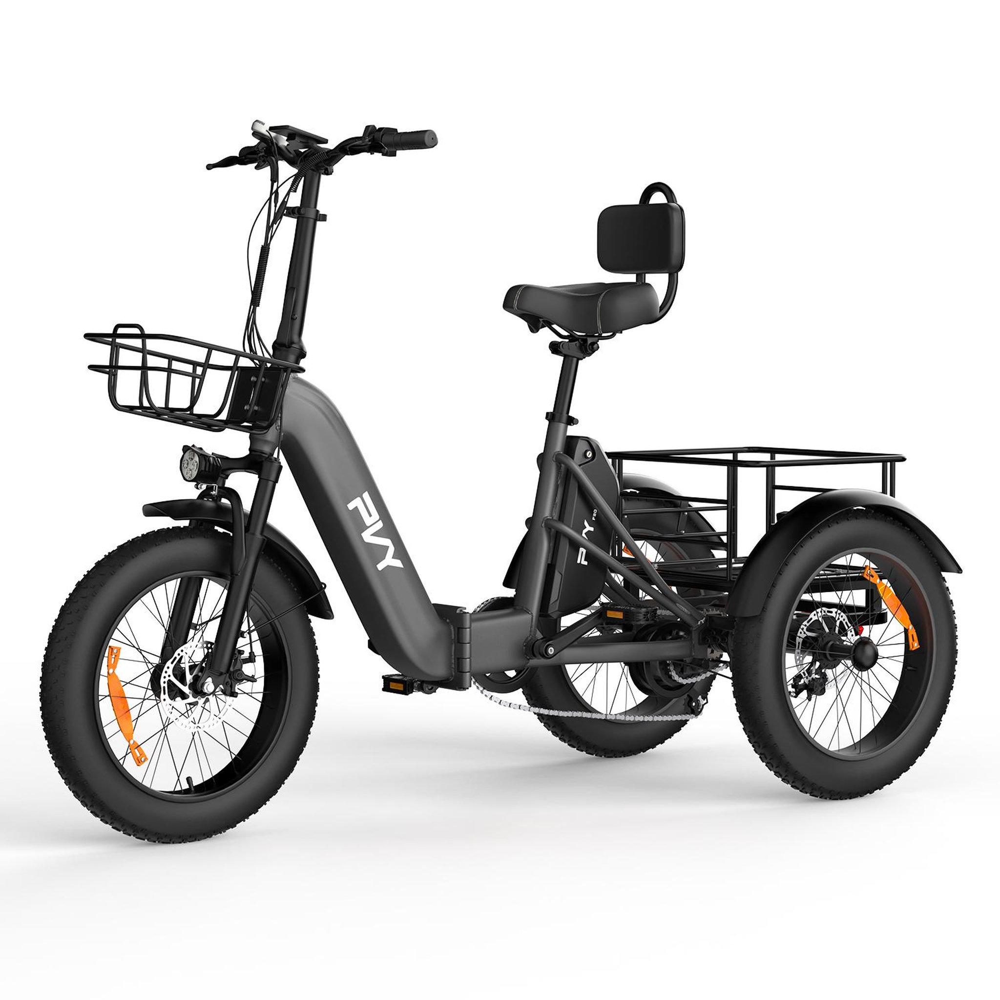 Voir la diapositive 4 : PVY Tricycle électrique de cargaison de pvy f20