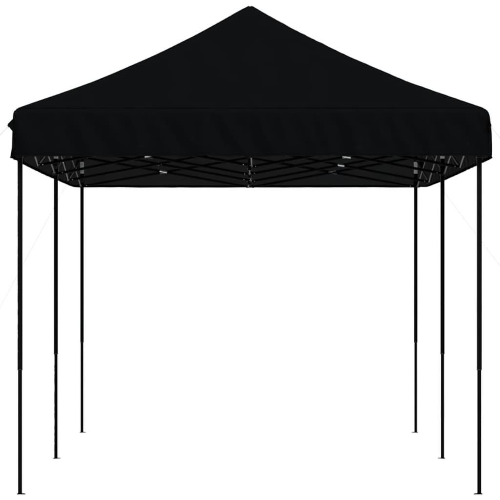 Voir la diapositive 4 : VIDAXL Tente de reception pliable escamotable noir 580x292x315 cm