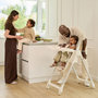 Voir la diapositive 3 : KINDERKRAFT Chaise haute évolutive 3 en 1 réglable