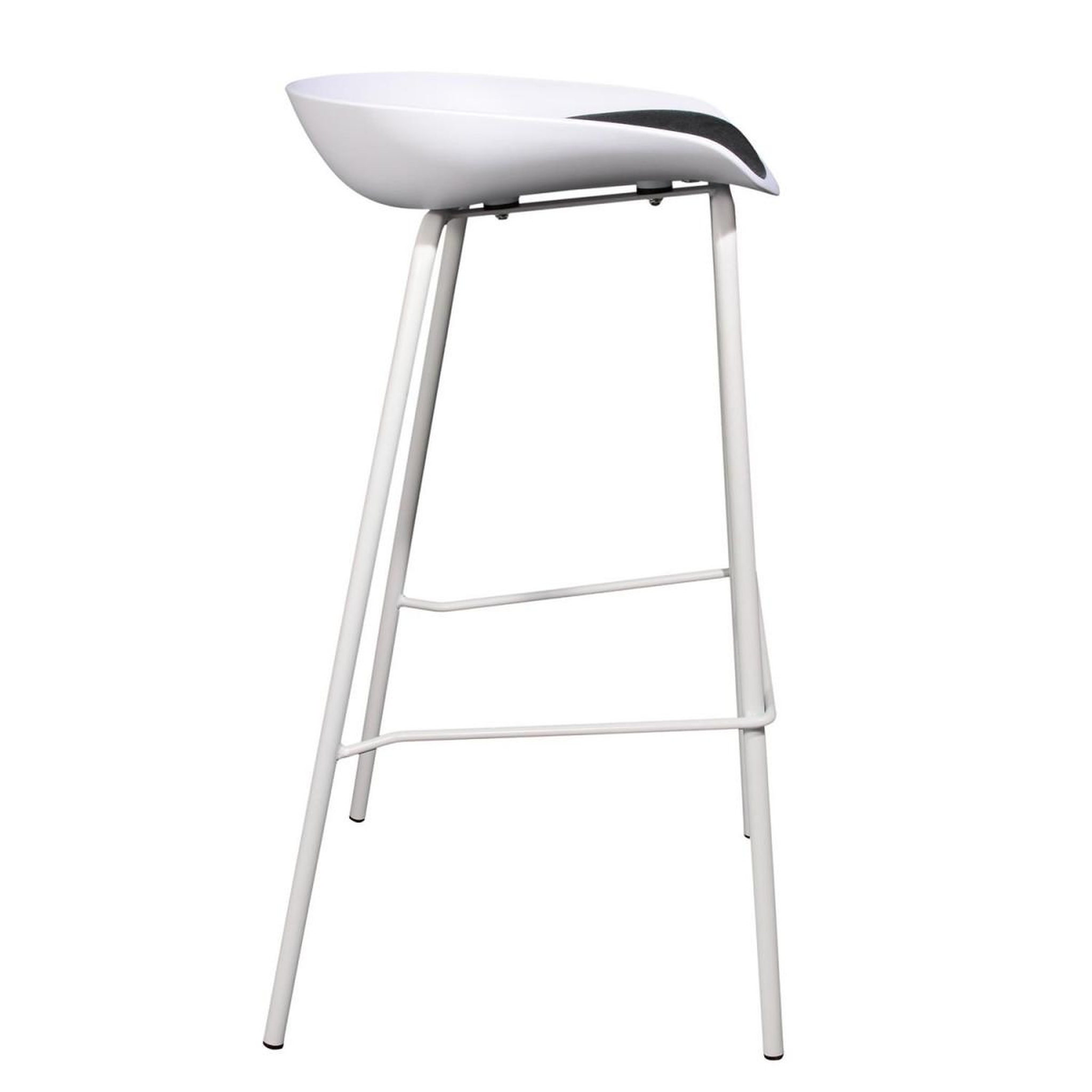 Voir la diapositive 3 : The Home Deco Factory Lot de 2 tabourets de bar  hella  84cm blanc