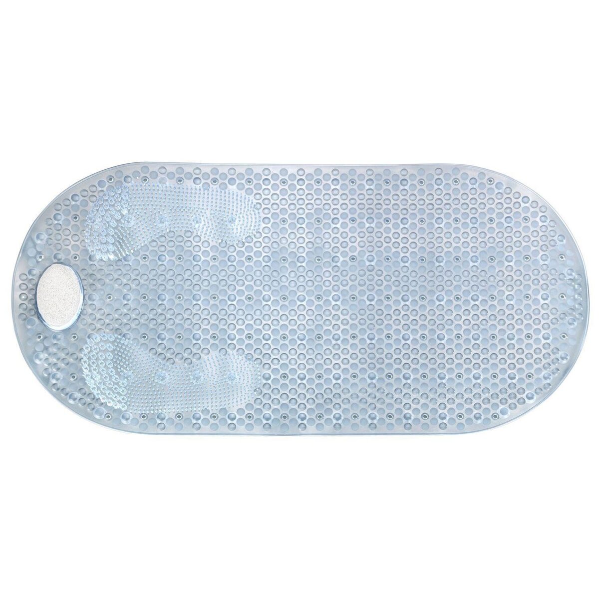 Wenko Tapis de baignoire soin des pieds Oly - L. 80 x l. 40 cm - Blanc