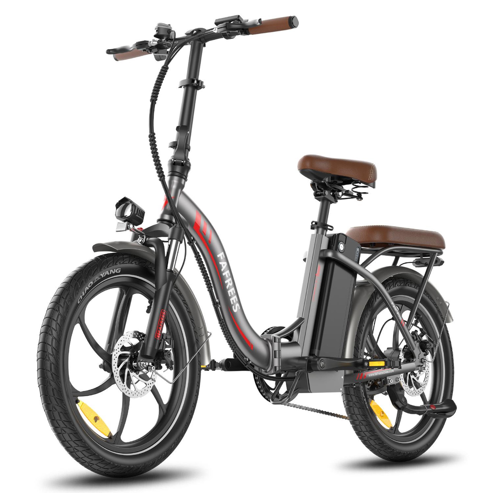 Voir la diapositive 3 : FAFREES Vélo électrique pliable de ville fafrees f20+ pro