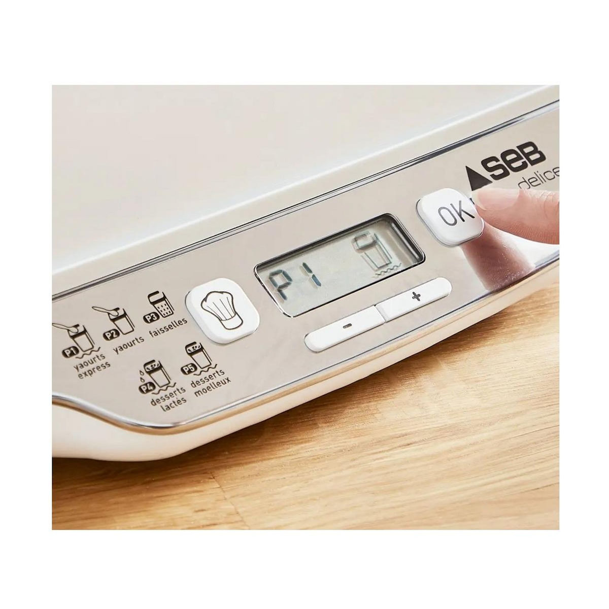 TEFAL Yaourtière 6 pots rouge - YY5425FB