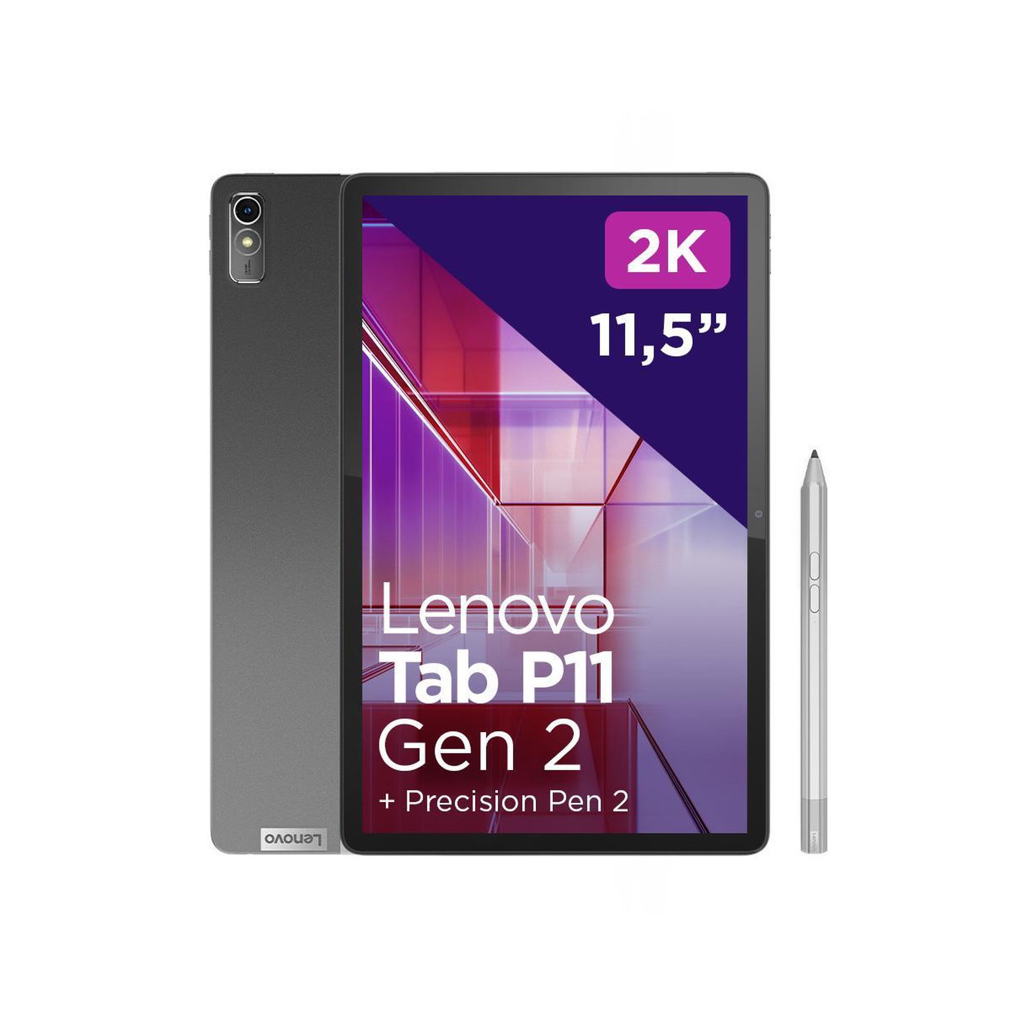 Voir la diapositive 2 : Lenovo Lenovo tab p11 128 go 29,2 cm (11.5 ) mediatek 4 go wi-fi 6e (802.11ax) android 12 gris