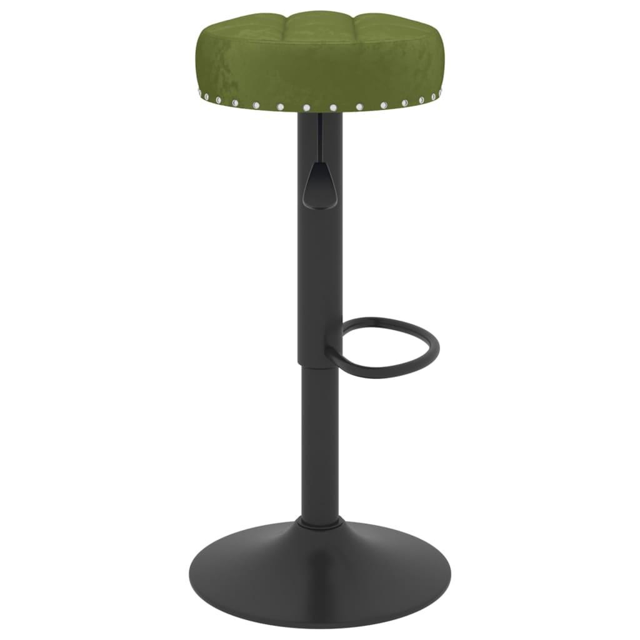 Voir la diapositive 5 : VIDAXL Tabourets de bar lot de 2 vert clair velours