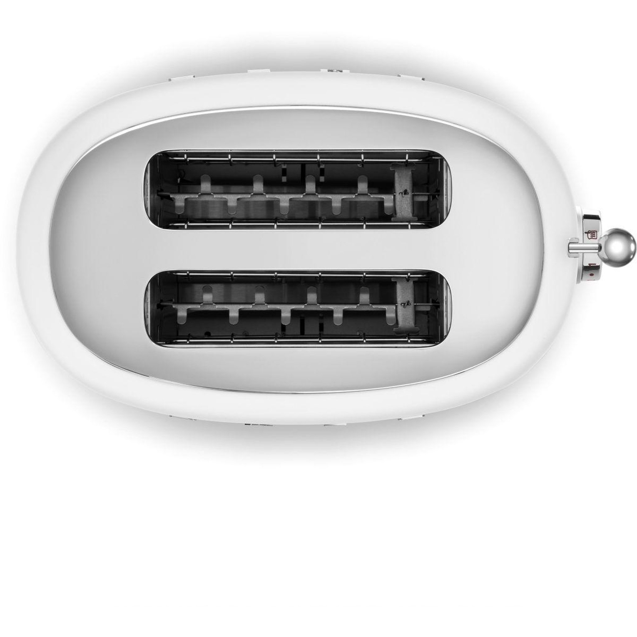 Voir la diapositive 3 : SMEG Grille-pain tsf01whmeu blanc mat
