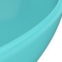 Voir la diapositive 5 : VIDAXL Lavabo ovale de luxe Vert clair mat 40x33 cm Ceramique