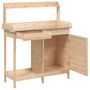 Voir la diapositive 6 : VIDAXL Table de rempotage avec armoire bois massif de sapin