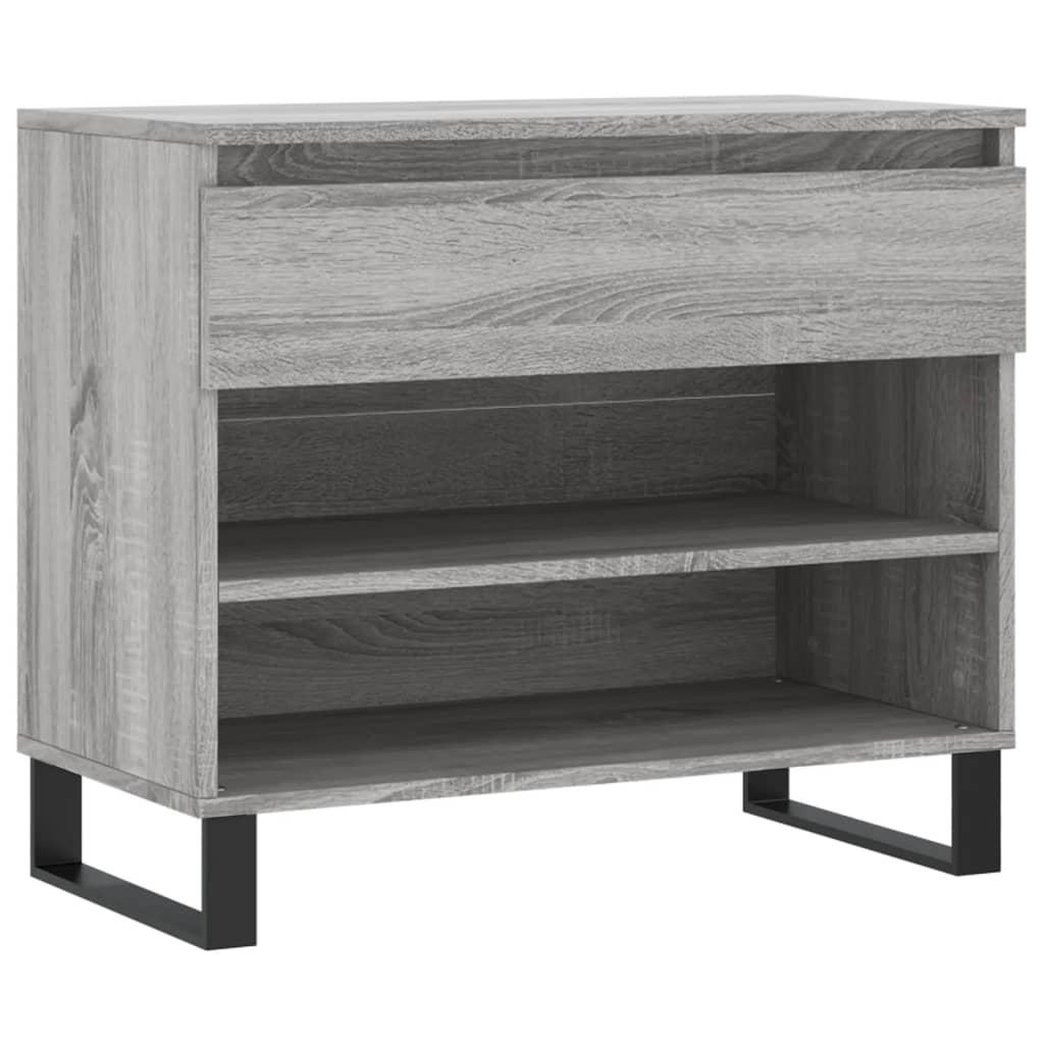 Voir la diapositive 2 : VIDAXL Armoire a chaussures Sonoma gris 70x36x60 cm Bois d'ingenierie
