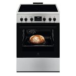 ELECTROLUX Cuisinière vitrocéramique 58l 4 feux inox - LKR664166X