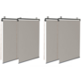 Voir la diapositive 6 : ID MARKET Pergola édition luxe lames orientables 3x4 M et 4 stores taupe