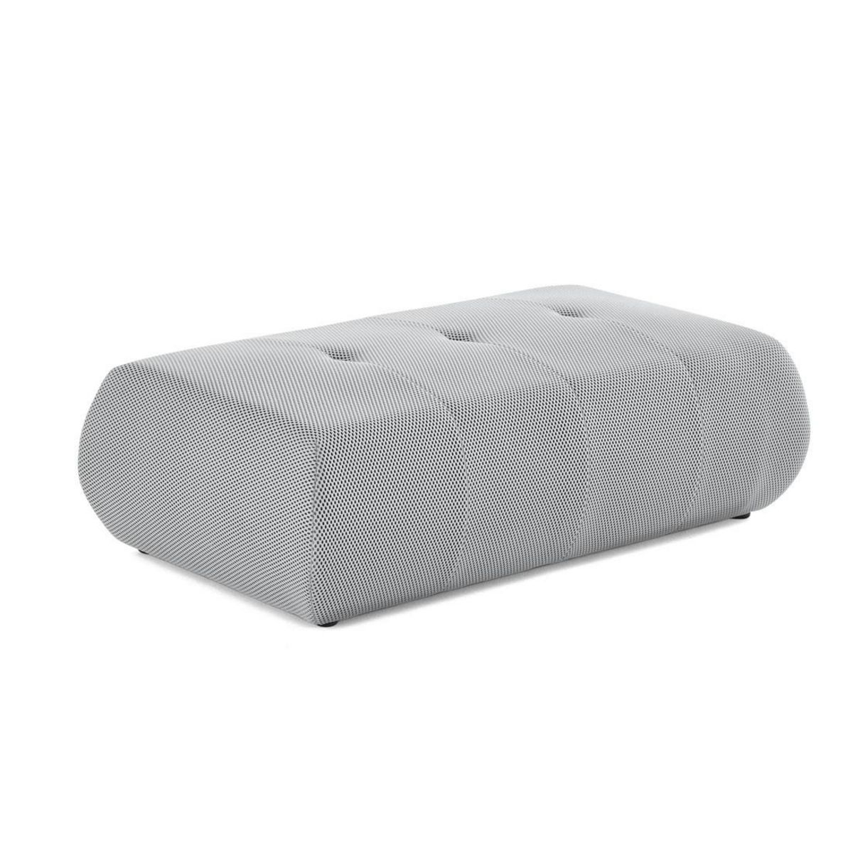 LISA DESIGN Onyx - pouf d'appoint - en tissu mailles 3d