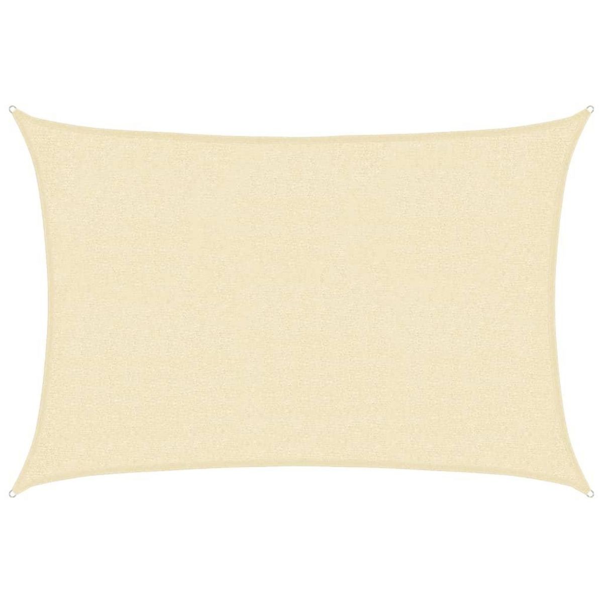VIDAXL Voile d'ombrage 160 g/m^2 Creme 2x3 m PEHD