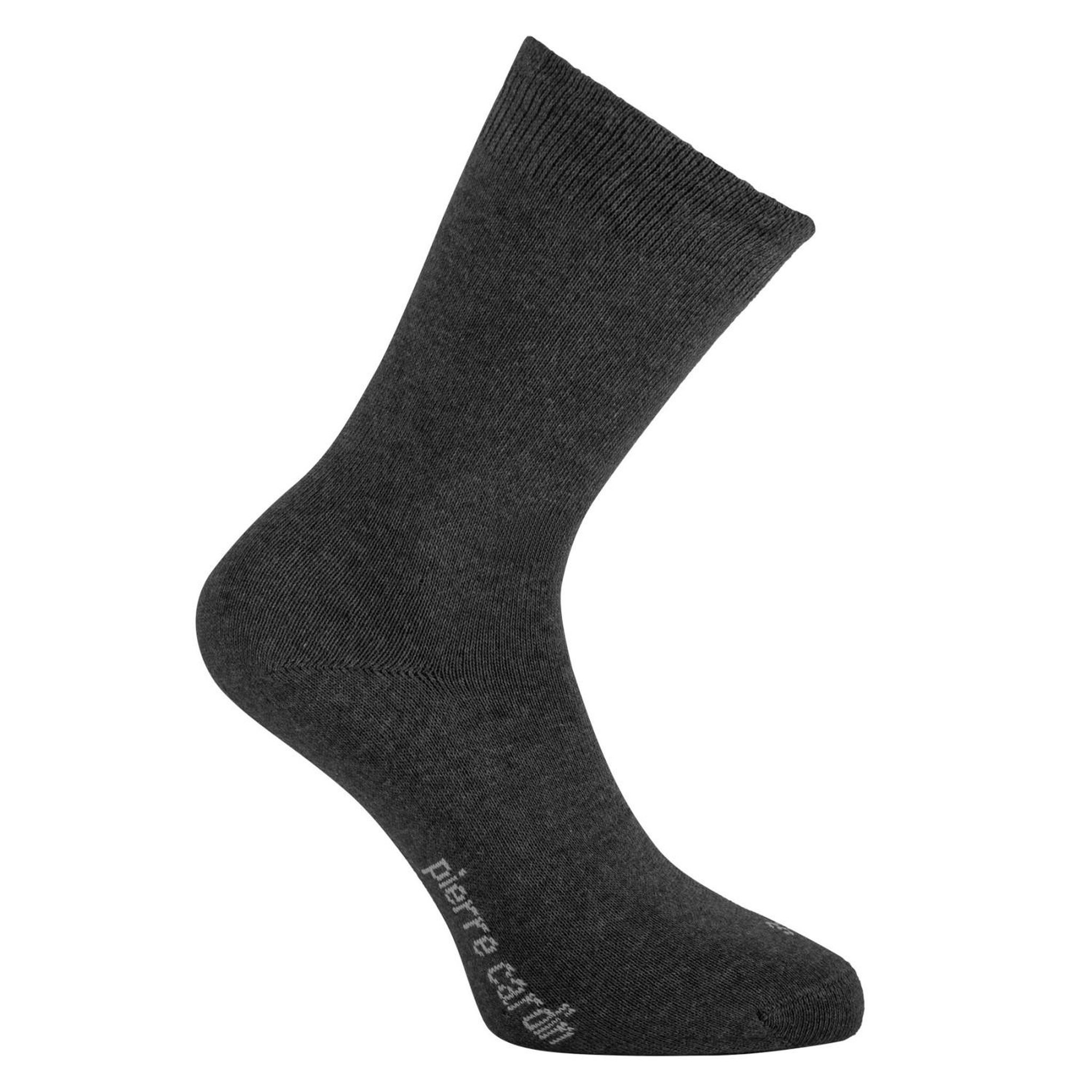 Voir la diapositive 3 : PIERRE CARDIN 5 paires de chaussettes de ville homme chinées  angelo