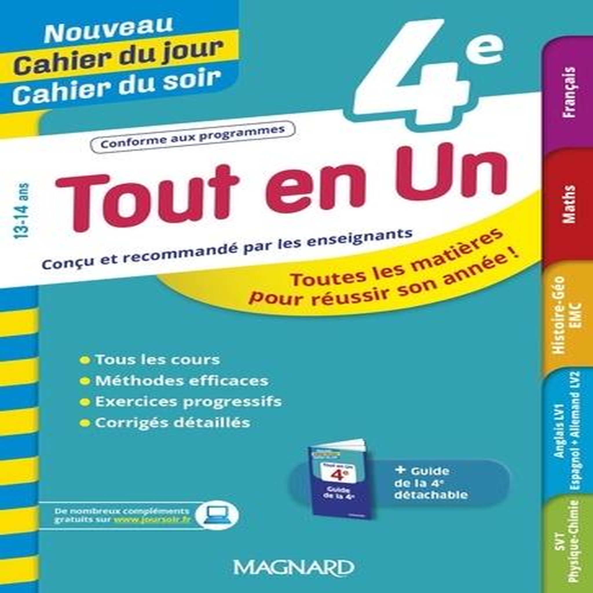 TOUT EN UN 4E. EDITION 2020, Magnard