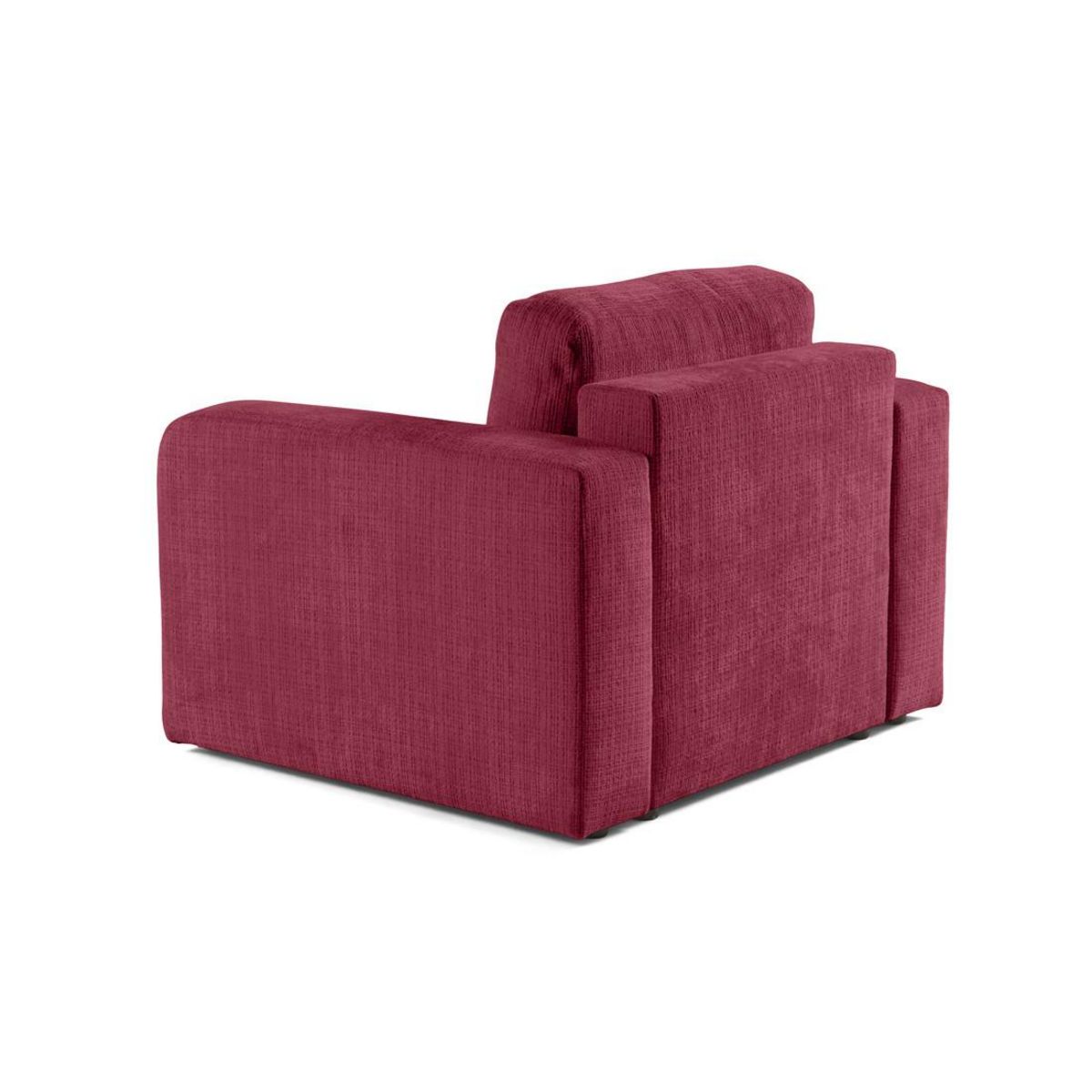 BEST MOBILIER Miro - fauteuil en velours texturé