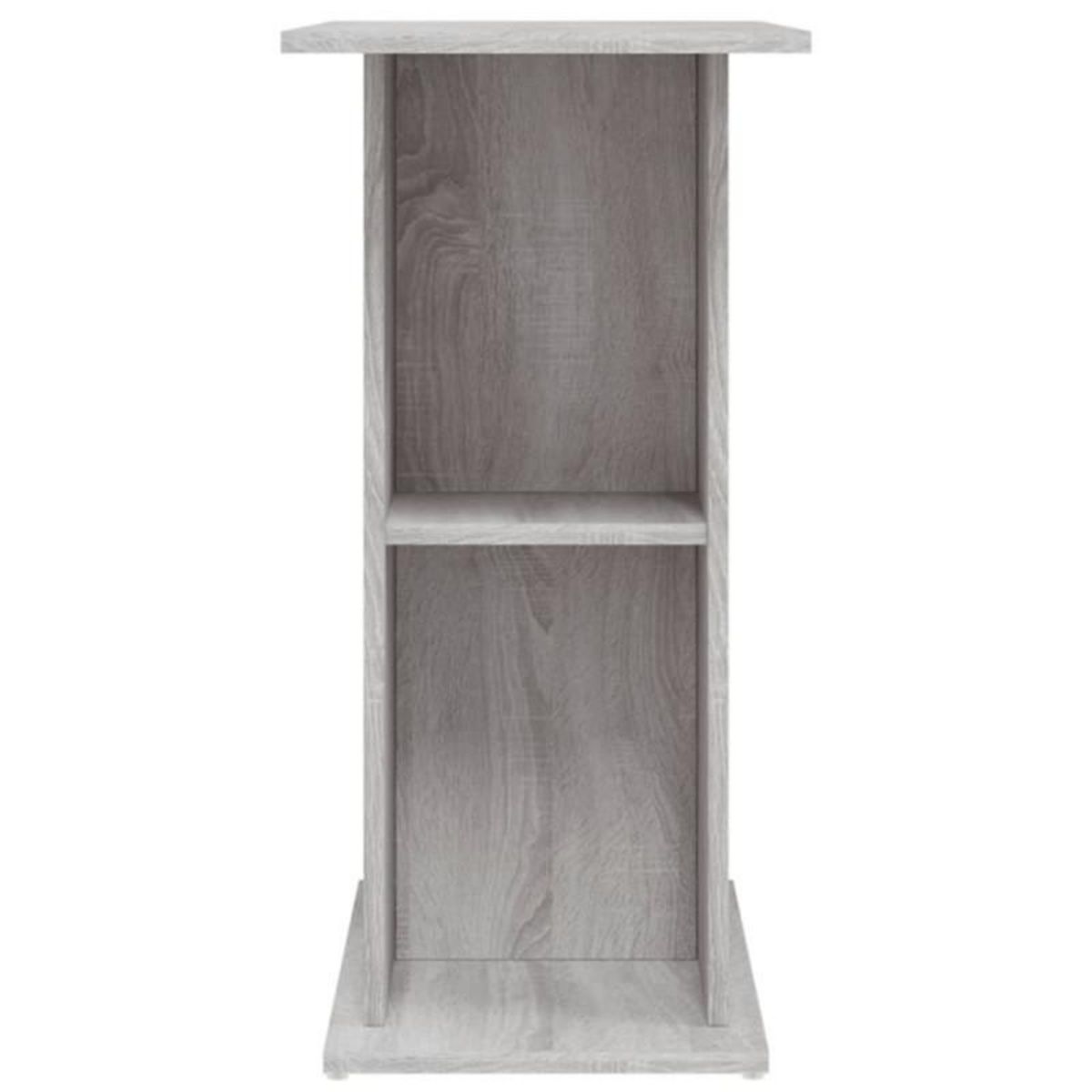 VIDAXL Support d aquarium sonoma gris 75x36x72,5 cm bois d ingénierie