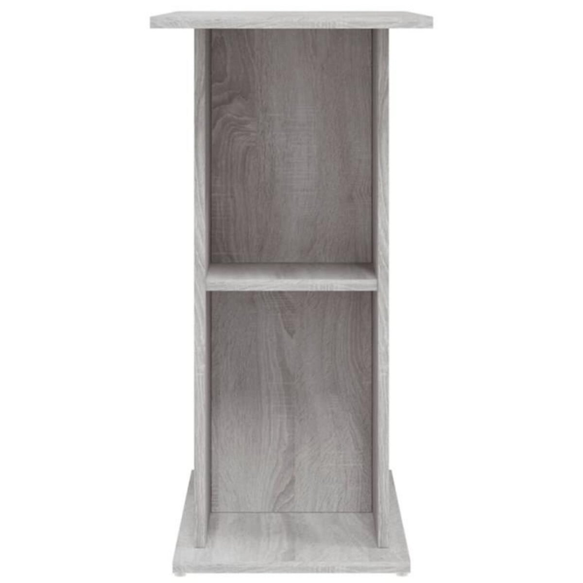 VIDAXL Support d aquarium sonoma gris 75x36x72,5 cm bois d ingénierie