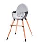 Voir la diapositive 4 : KINDERKRAFT Chaise haute évolutive Fini