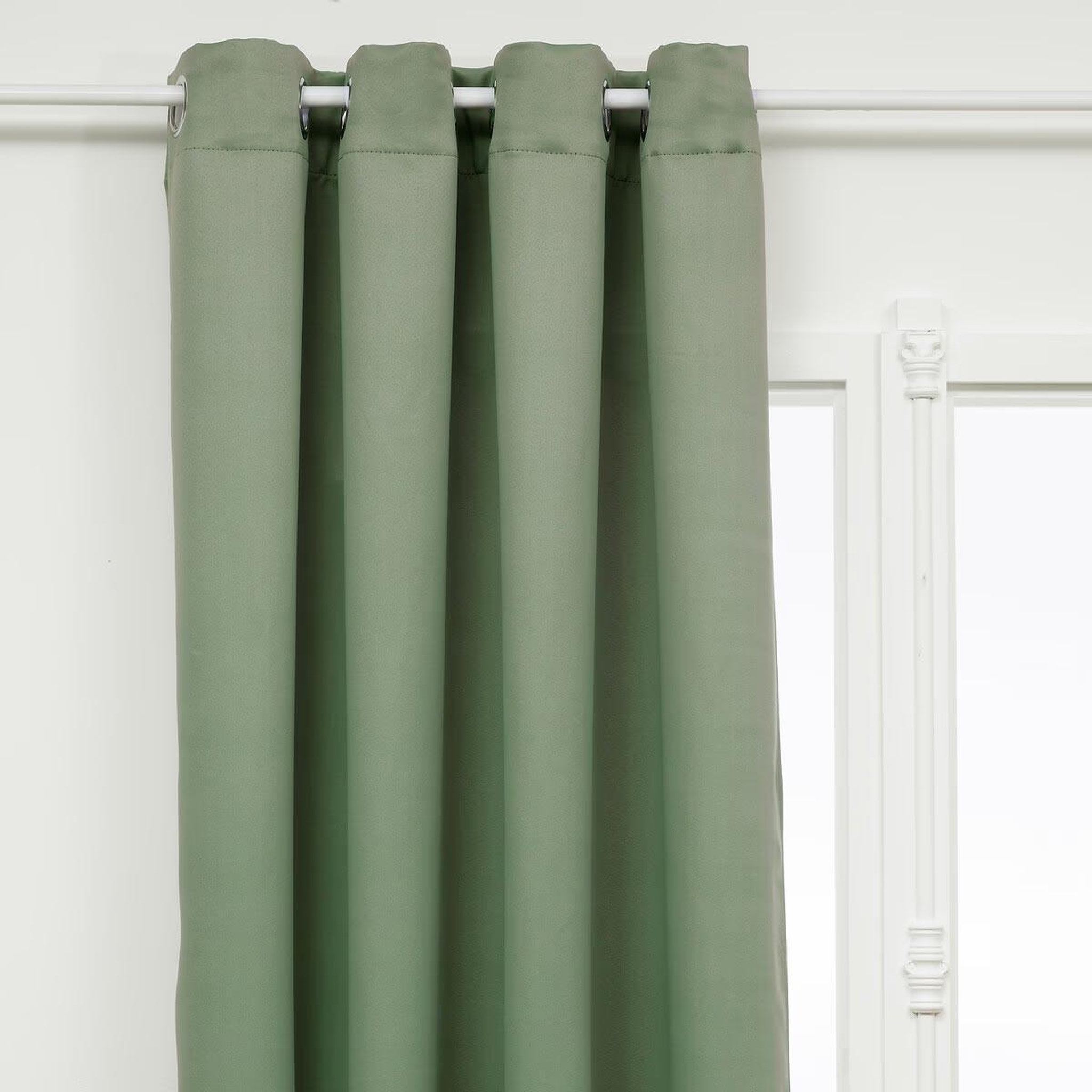 Voir la diapositive 2 : ATMOSPHERA Rideau Occultant  Topa  140x260cm Vert Céladon