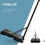 Voir la diapositive 5 : HOMCOM Panier de Basket-Ball sur pied avec poteau panneau, base de lestage sur roulettes hauteur réglable 2,1 - 2,5 m noir blanc