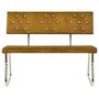 Voir la diapositive 2 : VIDAXL Banc 110 cm Marron Velours