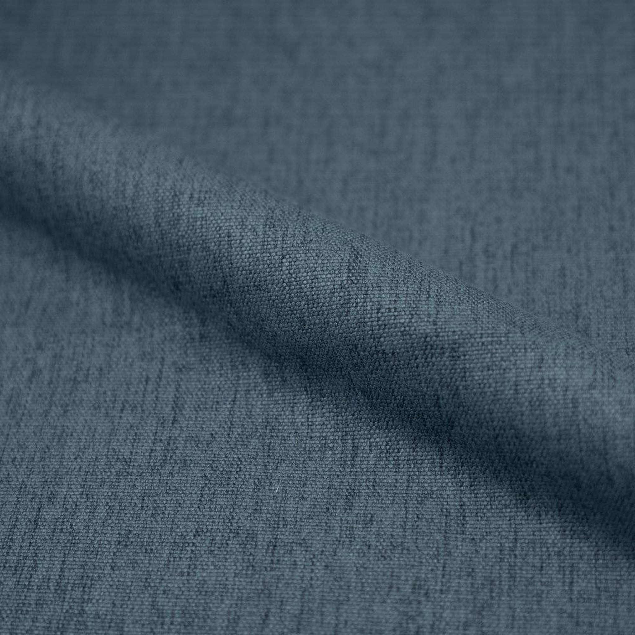 Voir la diapositive 3 : MAISON PAVANE Lot de 2 chaises en tissu bleu marine et pieds en métal-cozy