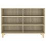 Voir la diapositive 4 : VIDAXL Buffet chene sonoma 103,5x35x70 cm bois d'ingenierie