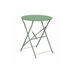 Proloisirs Guéridon Cuba rond - 60 cm de diamètre - amande