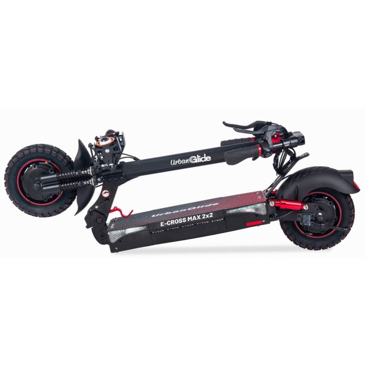 URBANGLIDE Trottinette Électrique Tout-Terrain reconditionne – ECROSS MAX 2X2 – 2x500W – 60 km