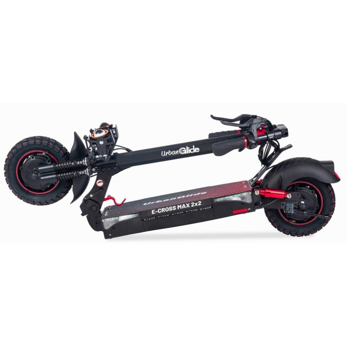 URBANGLIDE Trottinette Électrique Tout-Terrain reconditionne – ECROSS MAX 2X2 – 2x500W – 60 km