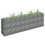 Voir la diapositive 1 : VIDAXL Lit sureleve a gabion Acier galvanise 180x30x60 cm