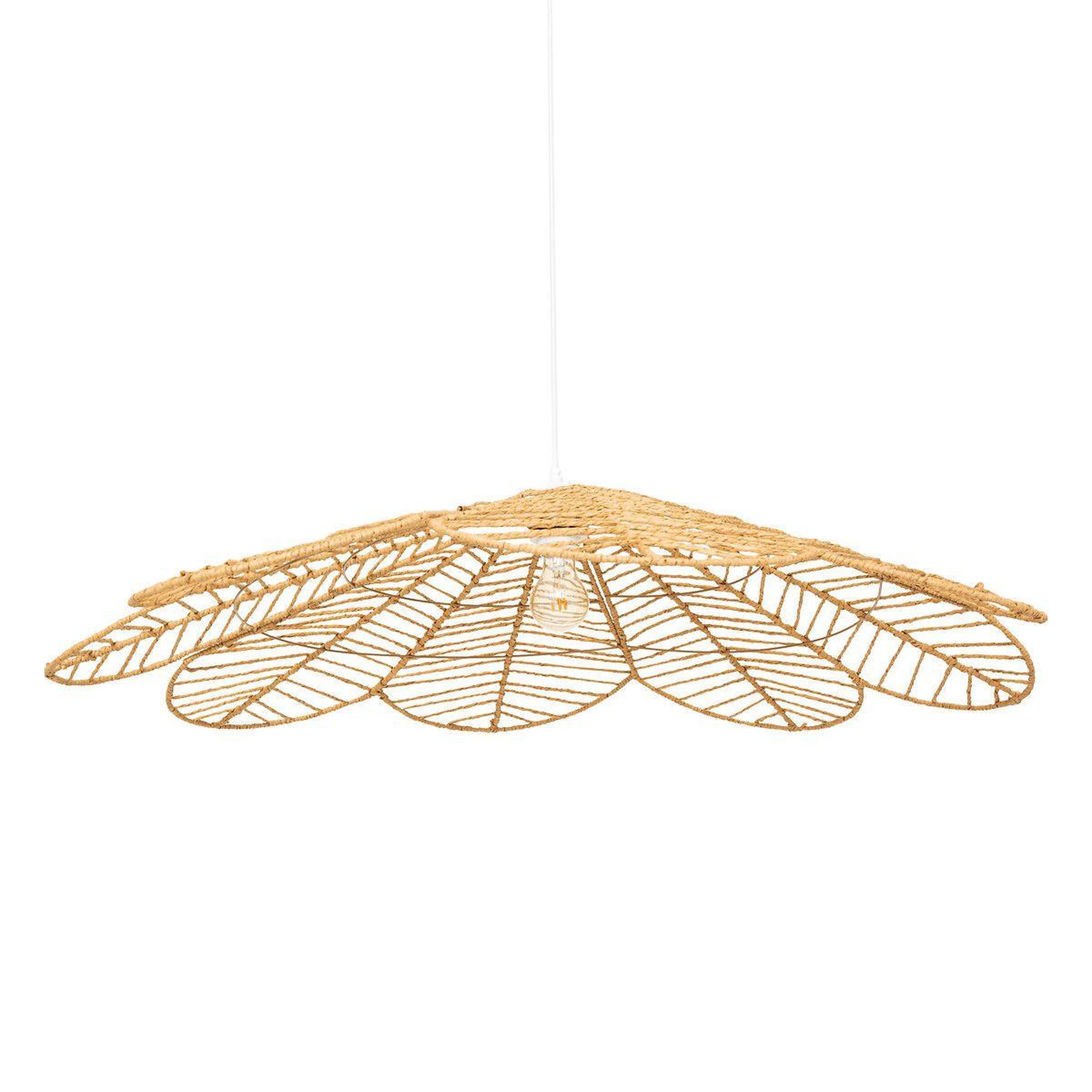 ATMOSPHERA Lampe suspension  folk  98cm naturel