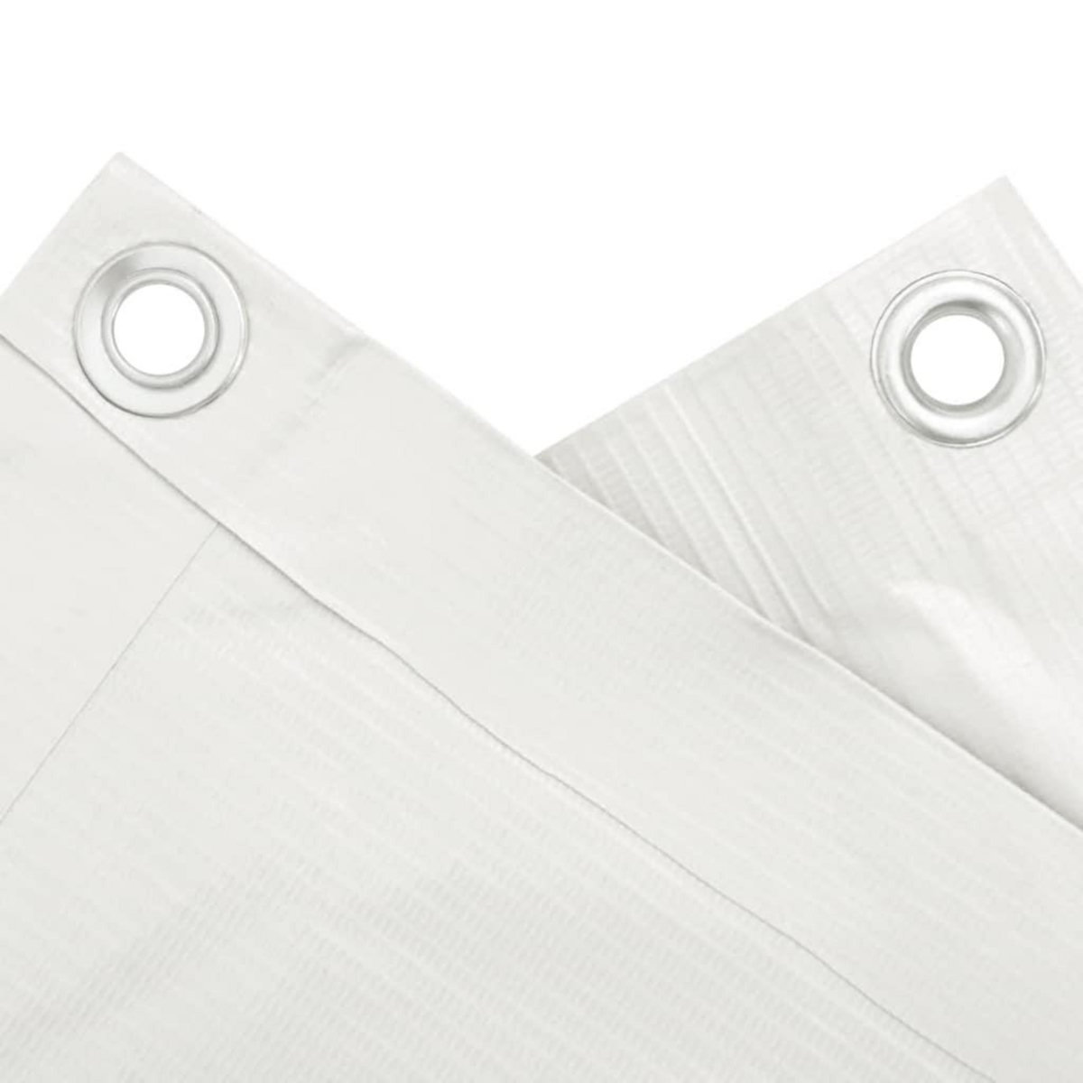 VIDAXL Ecran d'intimite de balcon blanc 1000x120 cm PVC