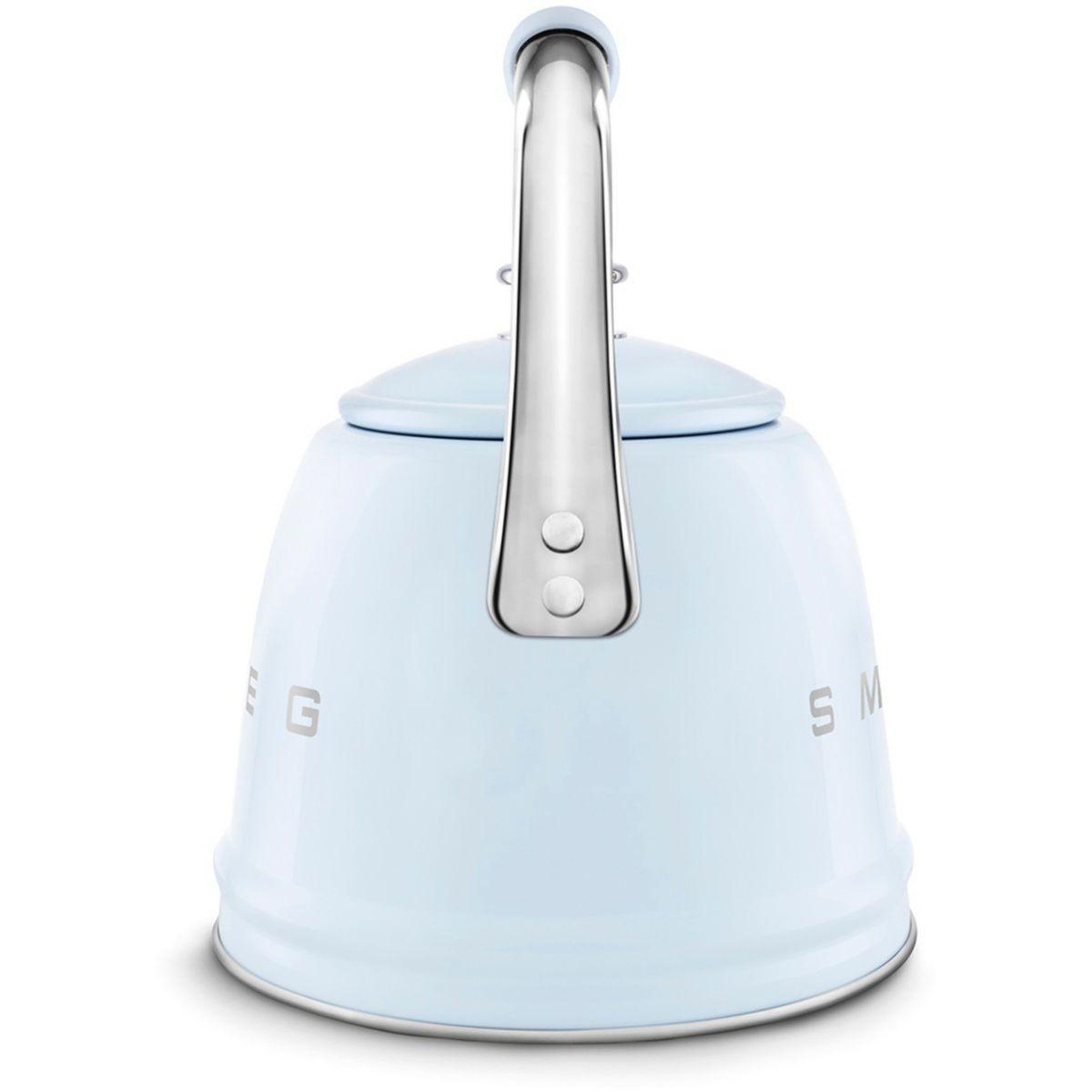 Voir la diapositive 4 : SMEG Bouilloire sifflante 2.3l bleu pastel