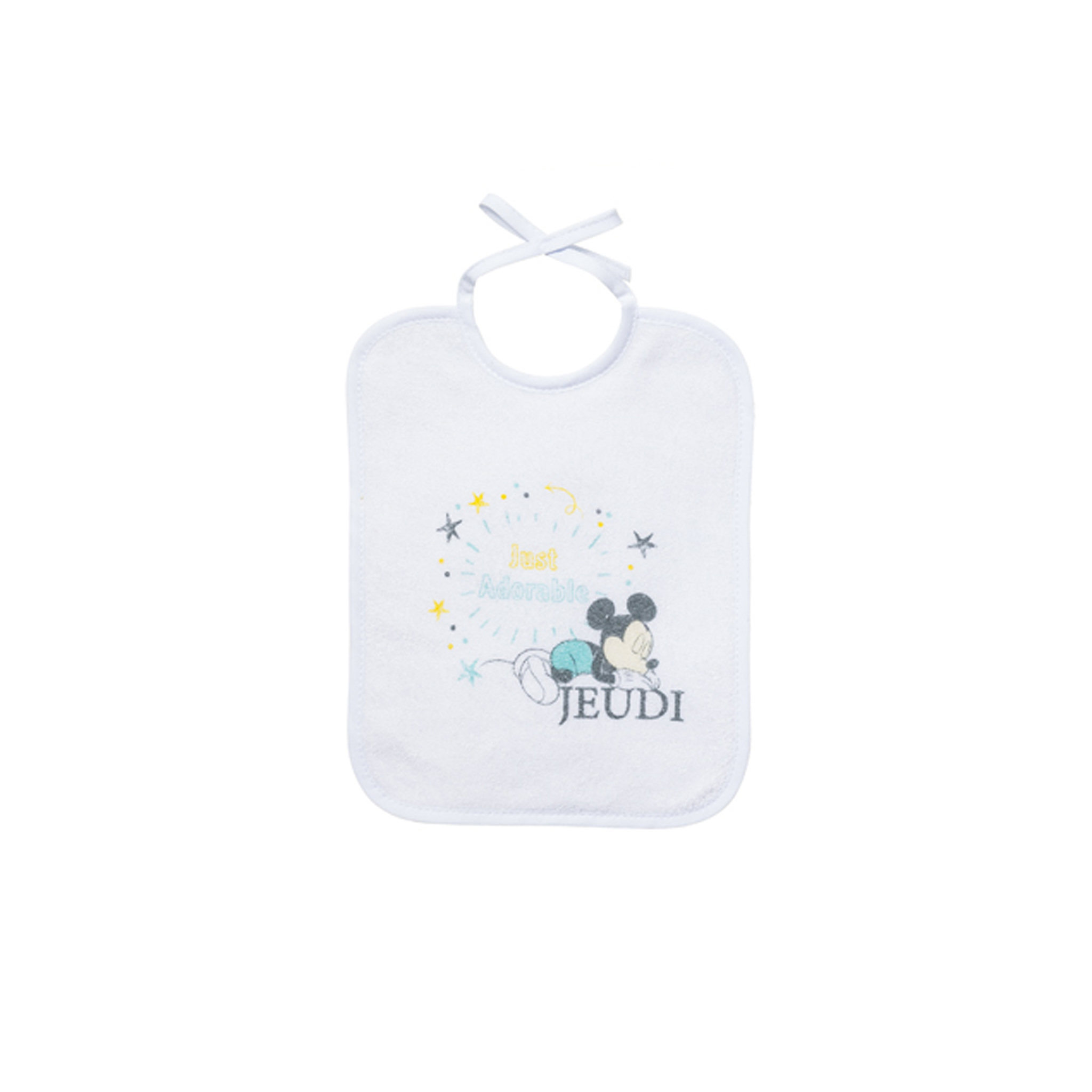 Voir la diapositive 5 : DISNEY Lot de 7 bavoirs naissance Mickey Little One            