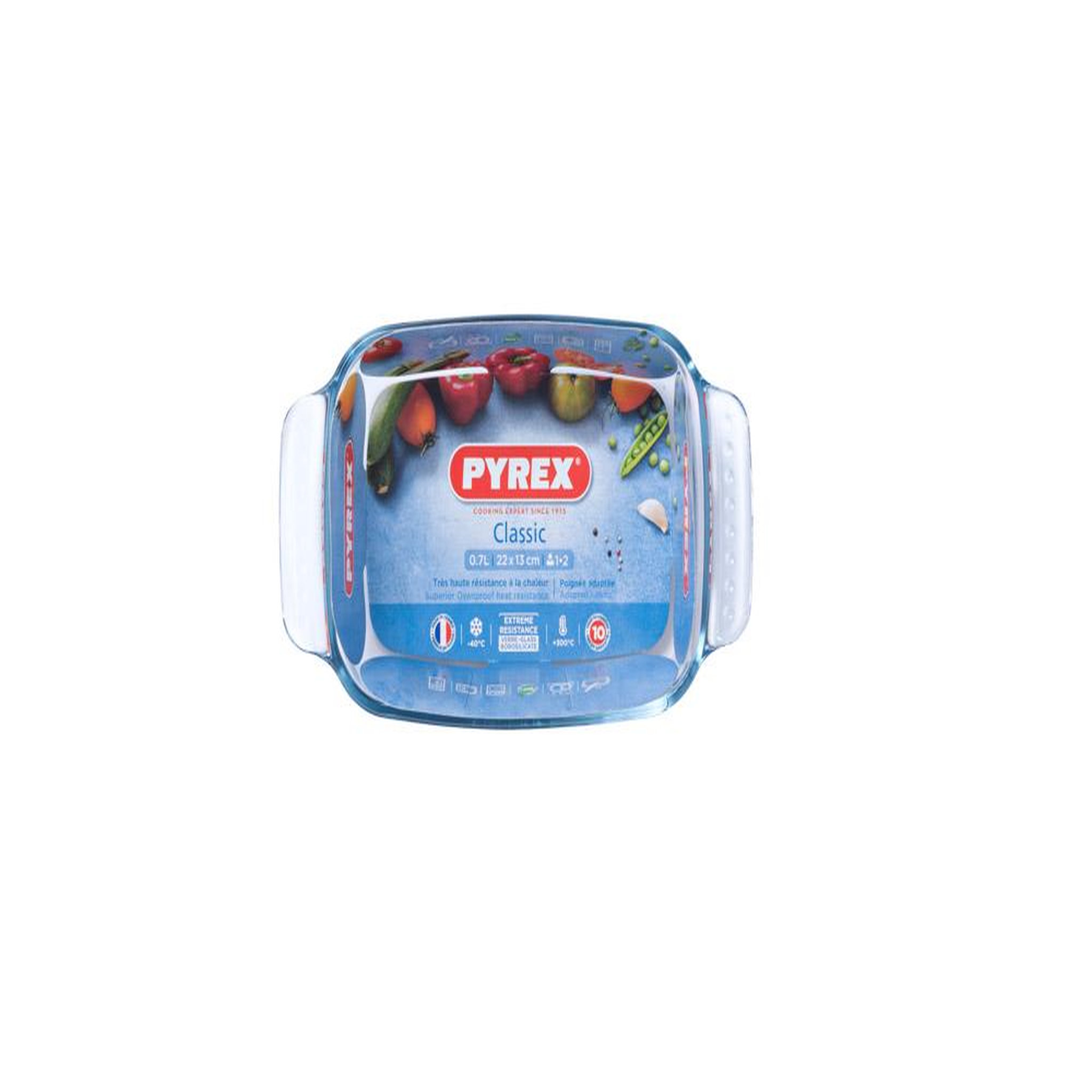 PYREX Plat à four rectangle avec poignées CLASSIC