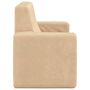 Voir la diapositive 4 : VIDAXL Canape pour enfants a 2 places Creme Peluche douce