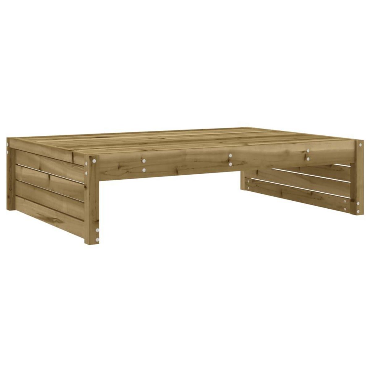 VIDAXL Salon de jardin 2 pcs bois de pin impregne
