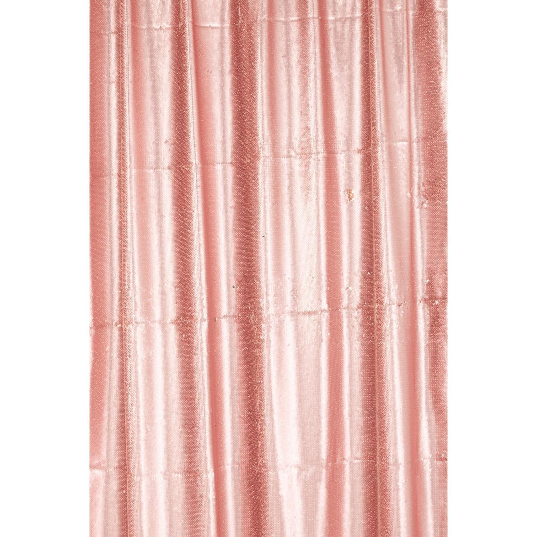 Voir la diapositive 3 : J-LINE Rideau à passants  sequin  125x250cm rose & champagne