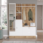 Voir la diapositive 2 : CONCEPT USINE Meuble d'entrée design style scandinave ANKA