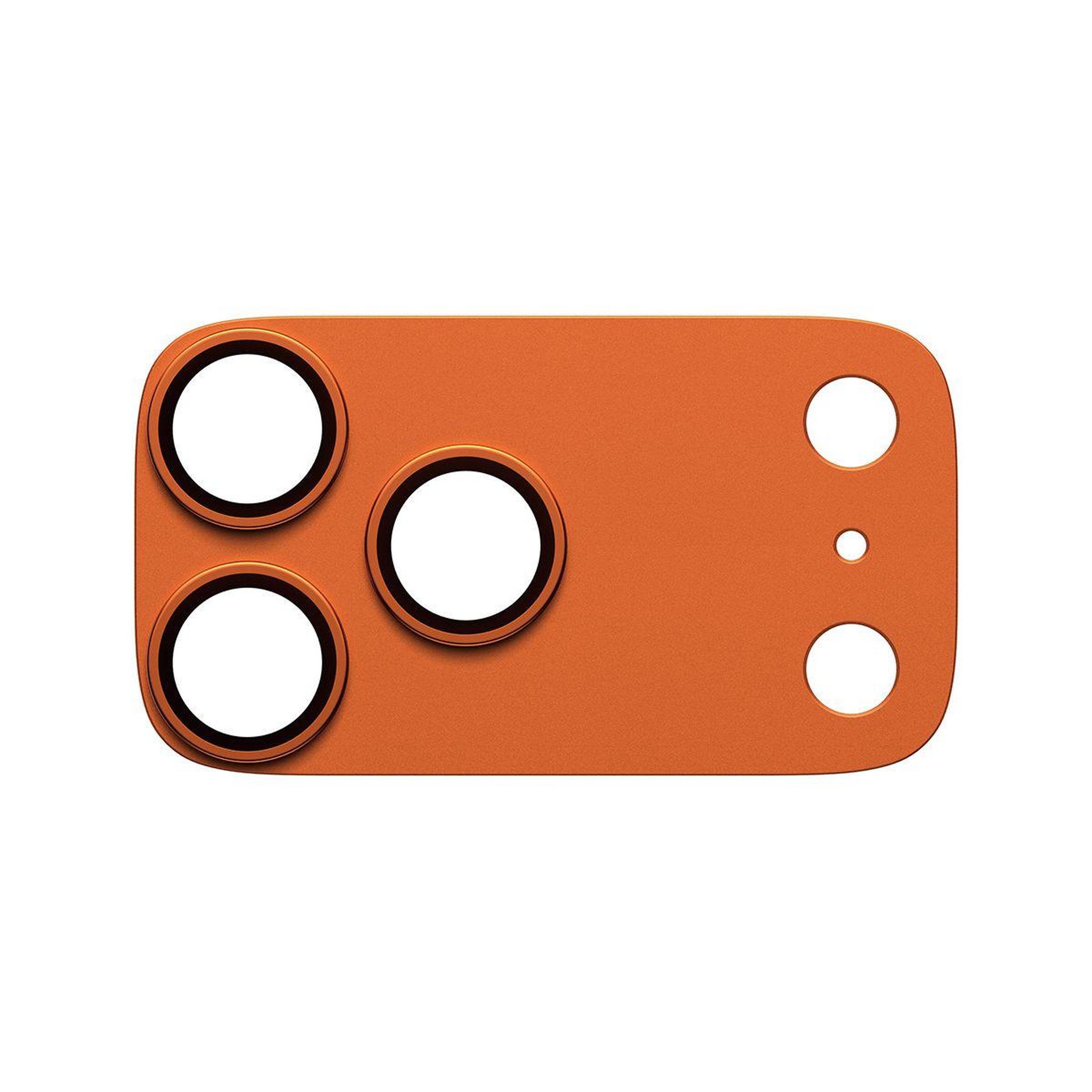 Voir la diapositive 4 : PANZERGLASS Protège objectif iphone 17 pro max protège obj orange