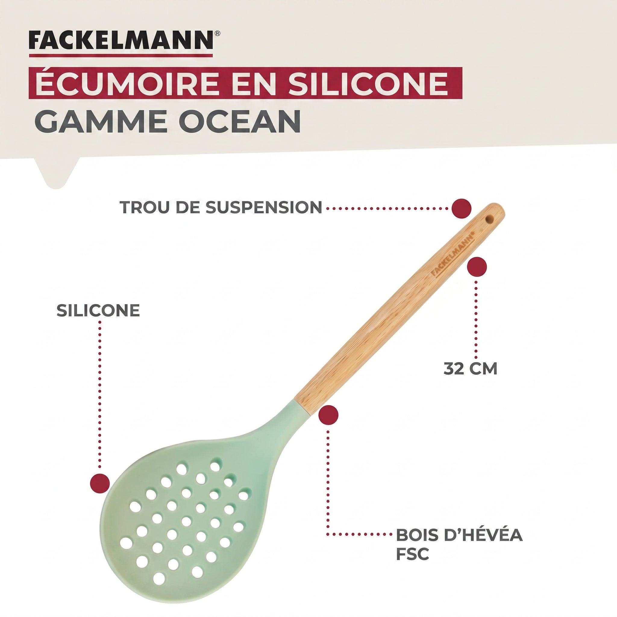 Voir la diapositive 2 : Fackelmann Ecumoire vert fackelmann ocean