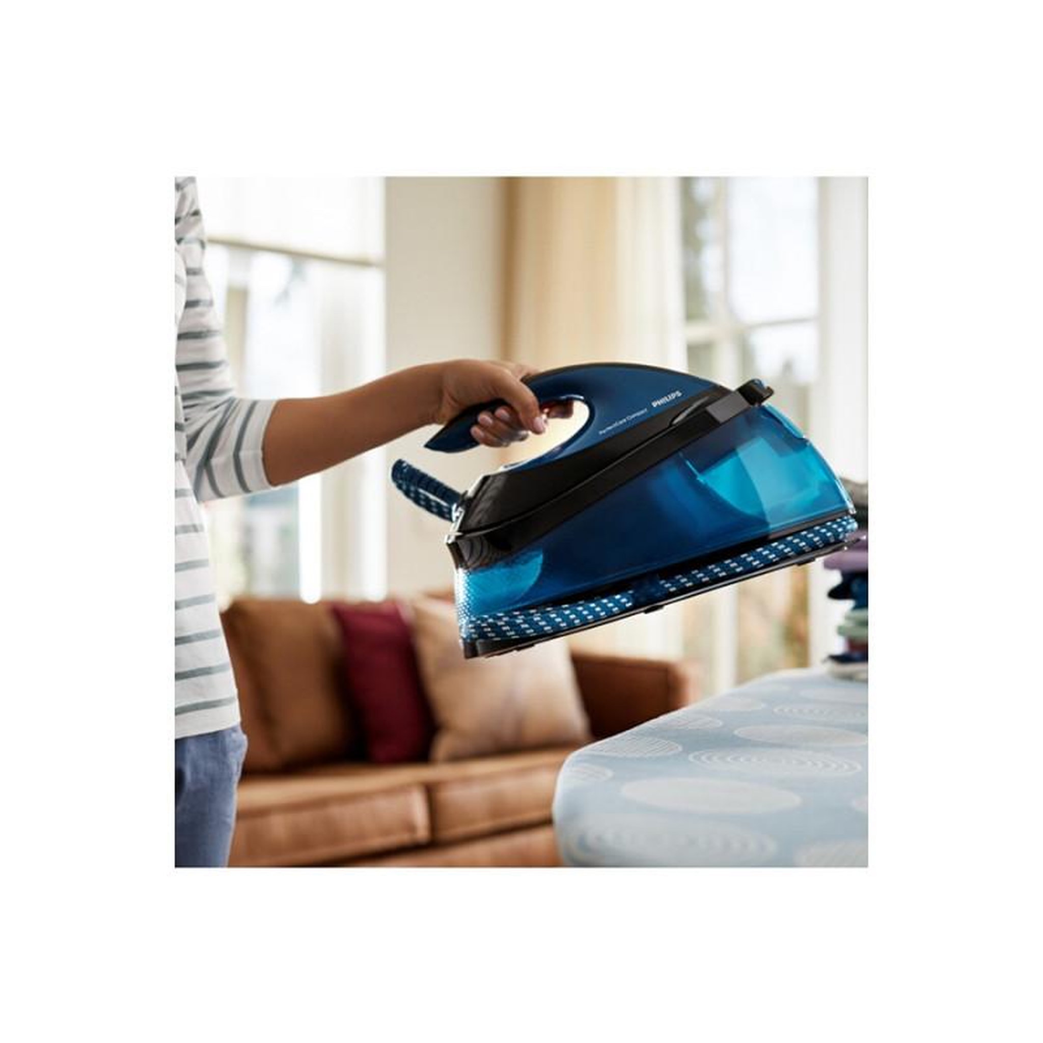 Voir la diapositive 6 : Philips Centrale vapeur GC7846/80 bleu 1,5L