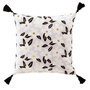Voir la diapositive 1 : Paris Prix Coussin Déco Pompons  Darcy  45x45cm Naturel