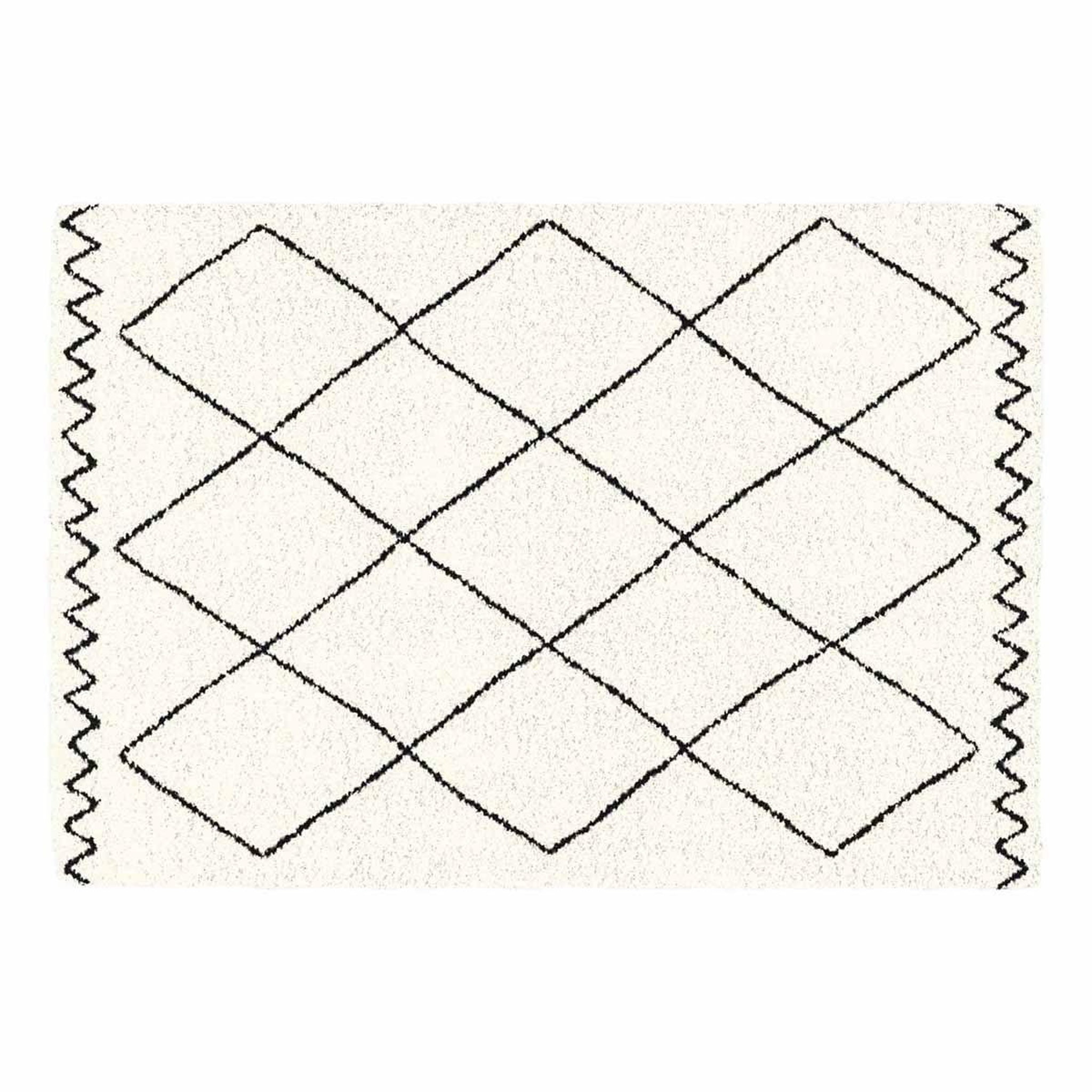 Douceur d'Intérieur Tapis déco imprimé  saoura  120x170cm beige